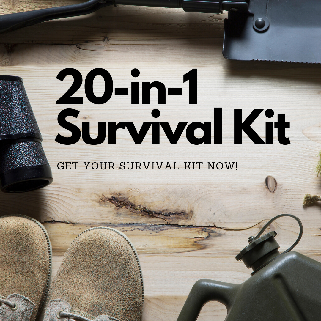 20-in-1 Emergency Survival Kit