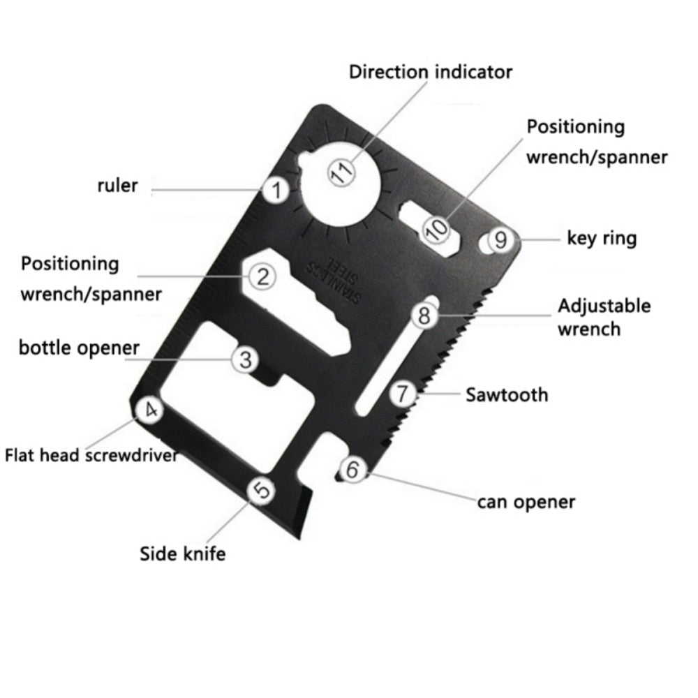 Multi-function Survival Card